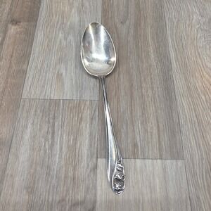 Gorham Sterling Silver Lily of the Valley Serving Spoon 8 3/8" No Monogram 80g